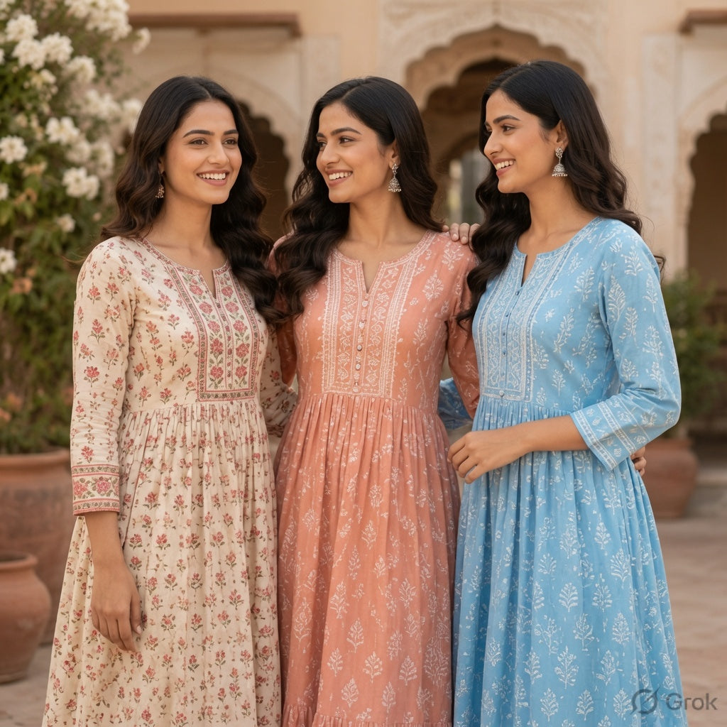 Cotton Anarkali