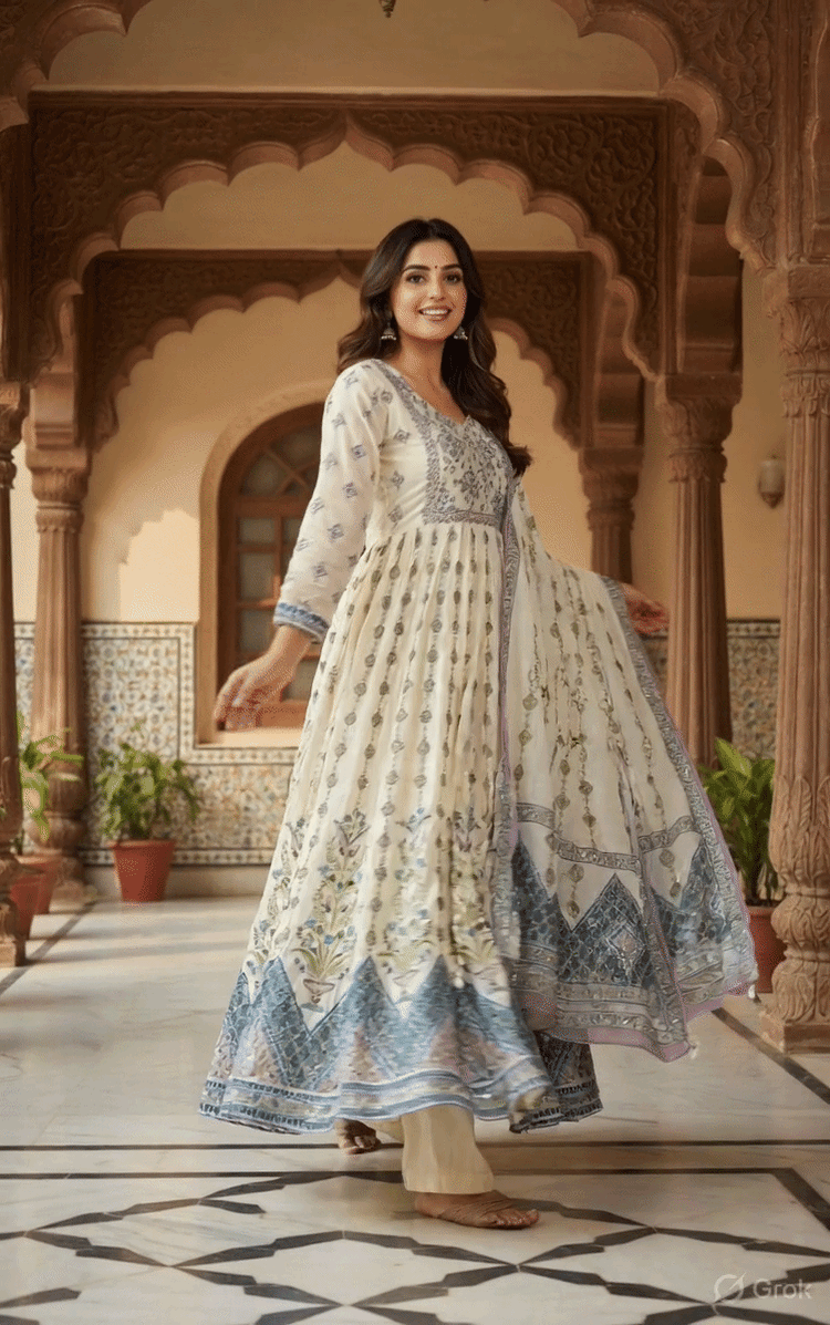 Cotton Anarkali