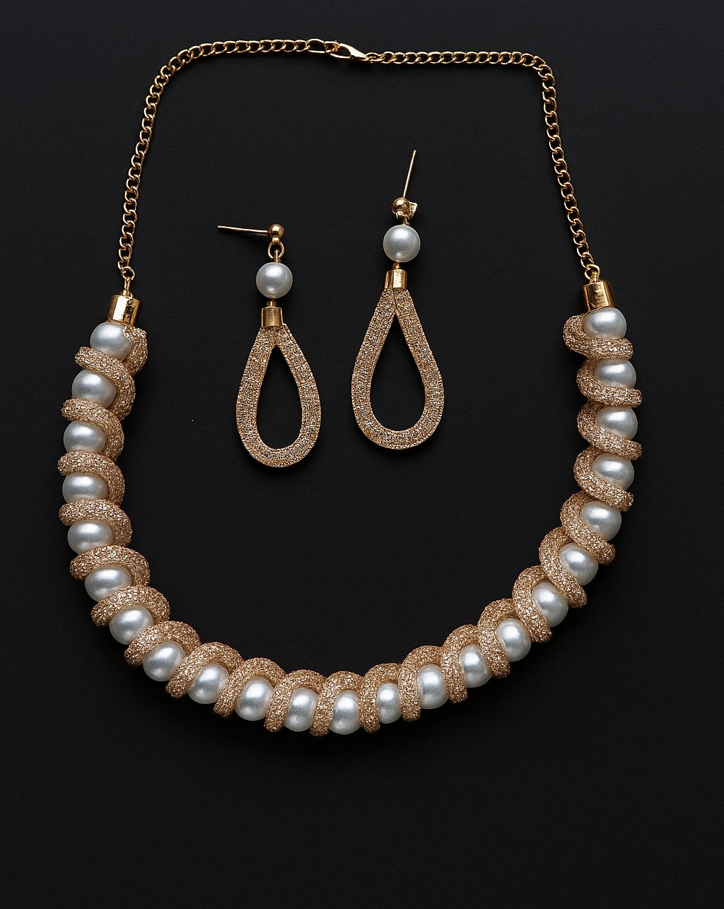 ✨Luxury Cubic Zirconia & Pearl Wedding Set | Zakreen Collection ✨