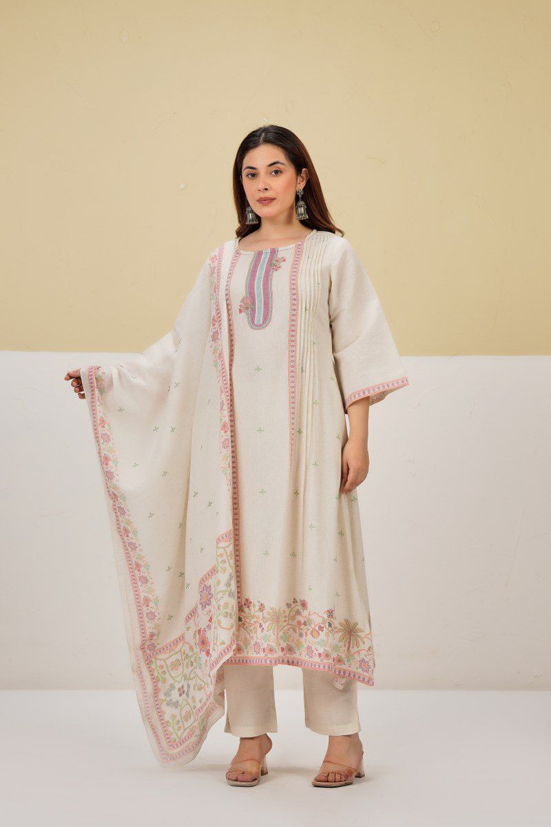 Zakreen Women’s Elegant Printed Kurta Set with Dupatta | Premium Ethnic Wear for Ladies | Soft Cotton Designer Suit