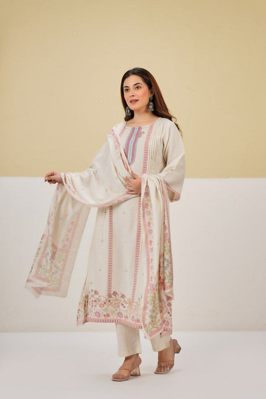 Zakreen Women’s Elegant Printed Kurta Set with Dupatta | Premium Ethnic Wear for Ladies | Soft Cotton Designer Suit