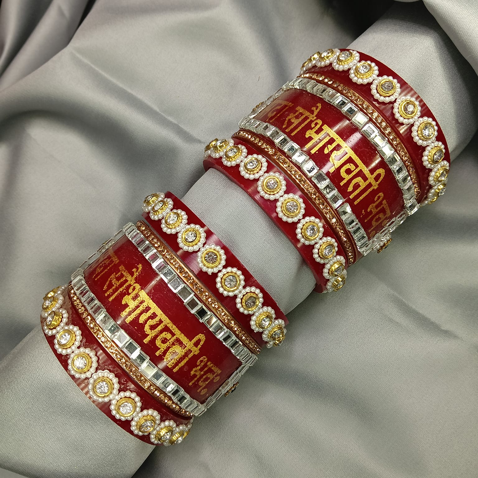 "New Shubh Vivah Sobhaagyawati Designer Plastic Chooda Bangle Set – Bridal Special"
