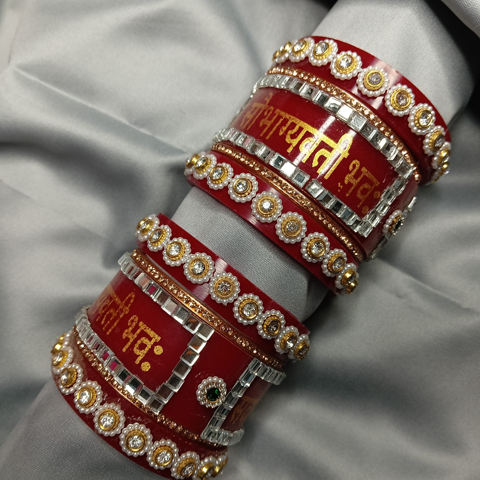 "New Shubh Vivah Sobhaagyawati Designer Plastic Chooda Bangle Set – Bridal Special"