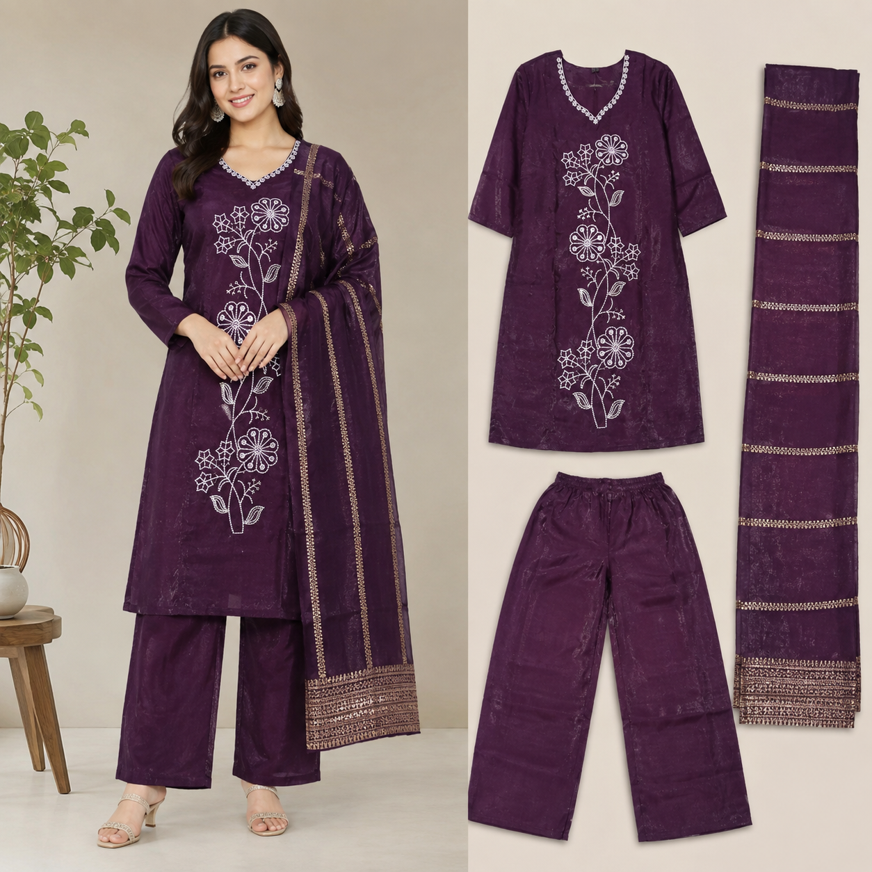 Party Wear Ethnic Suit | Zakreen
